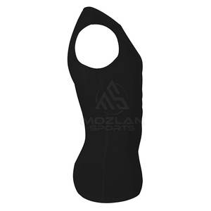 Haut de compression pour homme avec logo personnalisé, faible MOQ, nouvelle arrivée, en vente en ligne - Product Image 4