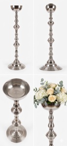 Canni — Vase de fleurs Antique, vernis brillant en aluminium et laiton plaqué or, style moderne, luxueux, décoratif pour mariage, maison, Offre Spéciale - Product Image 3