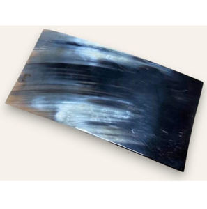 Assiette en corne de buffle artisanale, toutes tailles, à prix avantageux, assiette rectangulaire en corne de buffle polie, naturelle, multicolore - Product Image 1