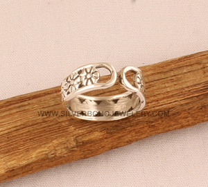 Wholesale 925 Sterling <b>Silver</b> <b>Adjustable</b> Band <b>Ring</b> Minimalist Open Size Finger <b>Ring</b> Plain Stackable <b>Silver</b> <b>Ring</b> for Women 2026 - Product Image 6
