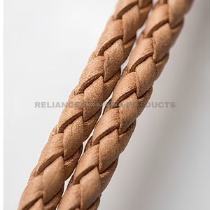 4mm Bolo Braided <b>Leather</b> <b>Cord</b> Genuine <b>Leather</b> Rope for Jewelry Accessories - Product Image 3