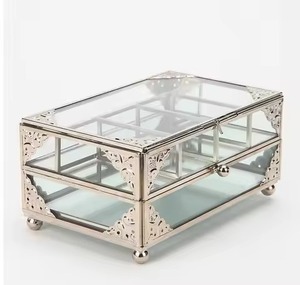 Boîte de rangement créative en métal pour bijoux, organiseur pour bagues, boucles d'oreilles, colliers, accessoires pour la décoration de la maison - Product Image 5