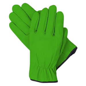 Premium quality Goat Grain Leather <b>Driver</b> <b>Gloves</b> Heavy Duty Abrasion Resistant Industrial Safety Hand Protection Gardening <b>Glove</b> - Product Image 3