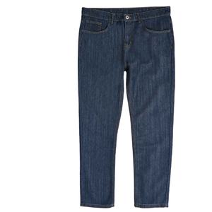 Pantalon droit confortable en denim pour hommes, coupe flatteuse, poches fonctionnelles, respirant, délavé, décontracté - Product Image 1