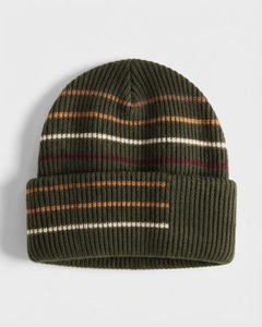 Gorro de Invierno de Punto Suave, Gorro de Punto a Rayas Moderno, Gorro para Clima Frío, Gorro de Punto Cálido y Elegante, Gorro de Invierno Informal para Exteriores - Product Image 5