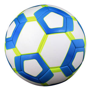Balones de Fútbol de Cuero de Alta Calidad con Logotipo Personalizado, Color Amarillo, 2022 - Product Image 2