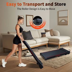 Tapis Roulant Portatile Compatto da 2.5HP con Inclinazione di 8 Gradi, 220L Walking Pad con Telecomando per Uso Domestico e Ufficio - Product Image 4