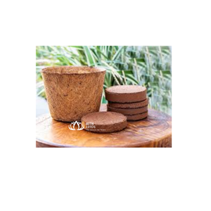 กระถางใยมะพร้าวธรรมชาติ HOT สำหรับเพาะกล้า ปลูกต้นไม้ และส่งออก - Product Image 1