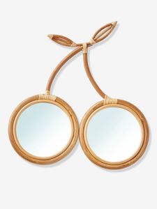 Eco Friendly <b>Hanging</b> Cherry Fruit <b>Mirror</b> Rattan Kids Room <b>Wall</b> Decor Hand Woven Natural Wicker <b>Wall</b> <b>Mirror</b> Rattan Decor Price - Product Image 2