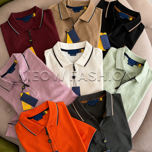 เสื้อโปโลพร้อมส่ง ชุดแพ็คสต็อกจำนวนมาก ผลิตในบังกลาเทศ สีพื้น คละแบบ ลายทาง คอเสื้อแบบต่างๆ สินค้าเกินจำนวน - Product Image 5