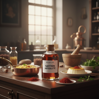 Aceite Absoluto de Azafrán de Primera Calidad para Perfumería de Lujo, Extracto Natural de Crocus Sativus para la Formulación de Fragancias Finas