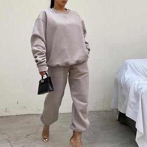 ชุดวอร์มผู้ชายแบบเรียบ หนานุ่ม ไซส์ใหญ่พิเศษ ผ้าฝ้าย 100% แขนสั้น คอกลม ชุดสเวตเชิ้ต ชุดวอร์มผู้หญิง - Product Image 1