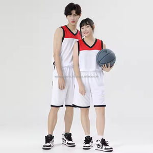 Maillots de basketball personnalisés sublimés de haute qualité, respirants, anti-humidité, antibactériens, grandes tailles adultes, sans manches, tous modèles - Product Image 1