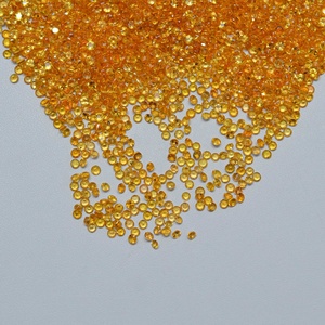 Garnet Fanta Spessartite Natural de 2mm, Corte Redondo Facetado, Cristal Curativo, Gema Suelta, Garnet Naranja, Proveedor Mayorista de Joyería - Product Image 1