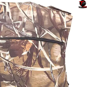 Gilet de chasse camouflage pour hommes, col en V, multi-poches, respirant, sans manches, gilet utilitaire d'extérieur, vêtements d'automne - Product Image 4