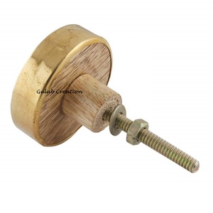 Tirador de cajón de resina y latón hecho a mano, tirador de armario decorativo para tocadores, armarios y cajones de muebles - Product Image 4