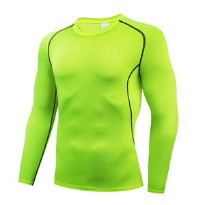 Ensemble de sous-vêtements de compression professionnels pour hockey sur glace, protection du cou résistante aux coupures, séchage rapide, respirant, en Spandex/Polyester, col en V, personnalisable - Product Image 6