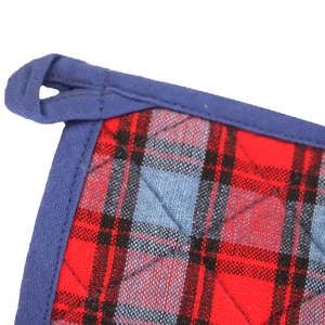 Kitchen Accessories Yarn Dyed Checkered Pattern <b>Pot</b> <b>Holder</b> 100% Cotton Canvas Recycled Made Woven <b>Pot</b> <b>Holders</b> Wholesale in India - Product Image 4