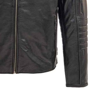 Fashionable High Quality Breathable Quick Dry Windproof 2023 New Design Motorbike Leather Jackets Factory Direct Sales Men's - Product Image 5