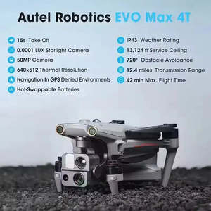 Dron Comercial Autel EVO Max 4T V2 Prosumer con Cámara Térmica, Diseño VTOL, Batería RC de 20KM, Cámara 1080p y Funciones de Evitación de Obstáculos - Product Image 6