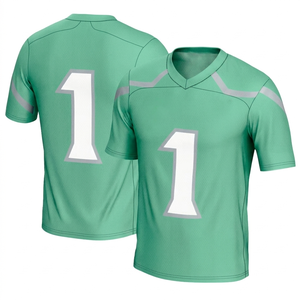 Wholesale OEM New Design Breathable Short Sleeve American Football Jerseys Custom Digital Printed Blank - Product Image 5