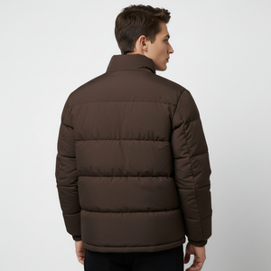 Men's Quilted Puffer Jacket Hooded Winter <b>Coat</b> Custom Logo Private Label Manufacturer Men's Winter Puffer Jacket - Product Image 2