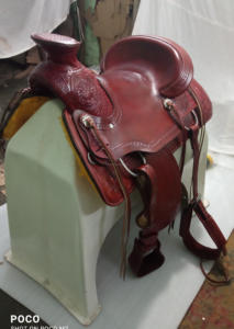 Selle de cheval Wade en cuir véritable Western Pleasure Roping Ranch Wade pour l'équitation Ranching en vrac - Product Image 5