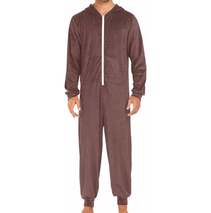 Pijama Enterizo de Moda con Capucha de Dibujos Animados, Cálido para Otoño e Invierno, Ropa de Dormir Navideña, Transpirable para Hombre - Product Image 5