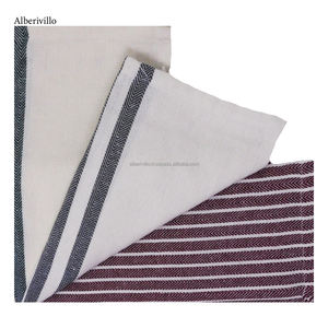 Juego de 3 toallas de mano de cocina, paños de limpieza multiusos de algodón, secado rápido, toallas de té de cocina de Golf lisas de la India - Product Image 6