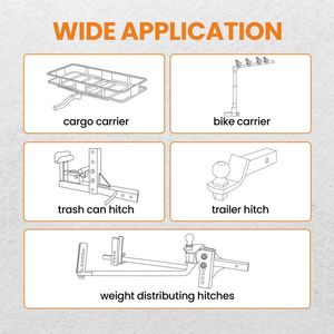 Support de remorque classe 3 de 6000 lb pour Dodge Ram 1500 2019-2024 avec récepteur de 2 pouces - Product Image 5