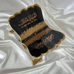 Support de Coran classique en résine, 12 pouces, pliable, léger, glacé, avec nom et couleur personnalisables, Rehal religieux pour le Ramadan - Product Image 1