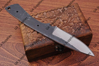 Couteau de chasse, de survie et de camping tactique à lame fixe en acier au carbone fait main UA Supplies, pointe tombante