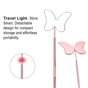 Premium Rose Gold Butterfly Lash <b>Mirror</b> Stainless Steel Eyelash <b>Mirror</b> for Lashes and Mega Volume - Product Image 6