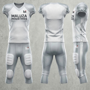 Uniforme de Fútbol Americano de Manga Corta Sublimado Personalizado de Alta Calidad con Gestión de Humedad - Product Image 6