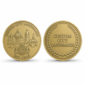 Fabricante de Monedas Conmemorativas Personalizadas, Monedas de Aleación de Zinc y Latón al Por Mayor, Monedas de Recuerdo Personalizadas con Baño de Oro para Promoción - Product Image 5