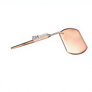 Wholesale Custom Eyelash Lash <b>Mirror</b> Professional Extension Inspection Tool Rose Gold Plasma Coated Color <b>Square</b> Shape <b>Mirror</b> - Product Image 5