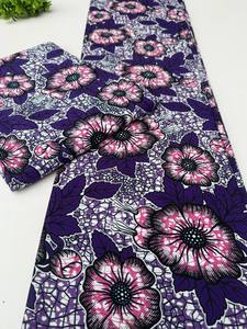 Tissu en coton Ankara imprimé wax africain de Sierra Leone pour vêtements, artisanat et pagnes traditionnels - Product Image 4