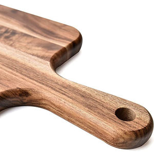 Tabla de cortar de madera de acacia Bold Blossom con asa, bandeja para servir queso, tabla de cortar ecológica, precio al por mayor - Product Image 3