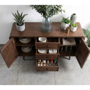 Solid Wood Industrial Style High-End Entrance Luxury <b>Sideboard</b> for Farmhouse, Home Office & Villa Entrance Luxury <b>Sideboard</b> - Product Image 3