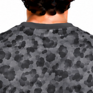 Charcoal Gray <b>Leopard</b> <b>Print</b> T <b>Shirt</b> Short Sleeve Casual Fashion Crew Neck Pattern Tee Lightweight Soft Streetwear Everyday Wear - Product Image 4