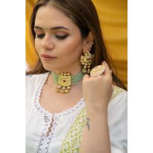 Ensemble Kurta en coton blanc jasmin taille XS - Product Image 1