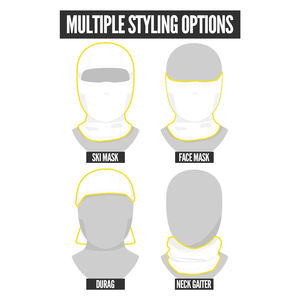 Masque facial Balaclava facile à porter et amovible, design unisexe, masque rafraîchissant pour l'été, protection solaire UV, masque de moto pour l'extérieur - Product Image 6