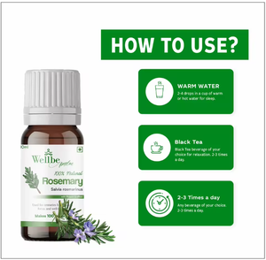 10ml Dropper Bottles | ROSEMARY EXTRACT <b>DROPS</b> | Rosmarinus officinalis | Memory support, circulation, antioxidant - Product Image 6