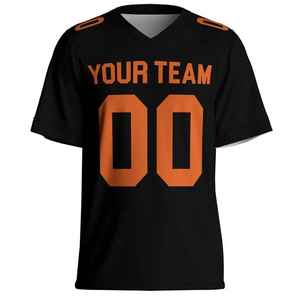 Custom Maroon Gold American Football Jersey V-Neck Short Sleeve Mesh Breathable 100% Polyester Sublimated Print Team <b>Name</b> Sets - Product Image 1