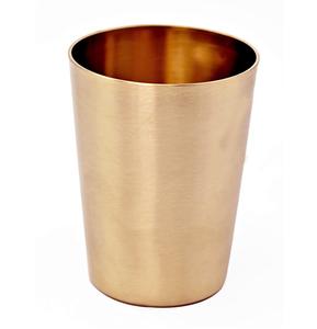 Vaso de Vidrio Hecho a Mano con Acabado Mate Kansa Puro, Vajilla y Artículos para Bebidas, Vidrio Bronce, 250 ml - Product Image 1