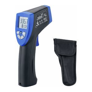 Termómetro Infrarrojo Compacto de -40 °C a 500 °C con Emisividad Ajustable para Medición de Temperatura Superficial - Product Image 2