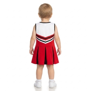 UMIRX Infant Cheerleading <b>Dress</b> Red White <b>Black</b> Stars Print Skirt Style for Toddlers <b>Girls</b> Cheer <b>Dress</b> Sleeveless Star Print - Product Image 2