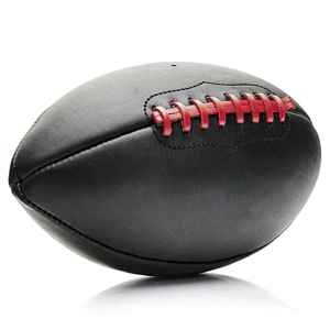 Ballon de rugby classique en cuir PU de haute qualité, logo en caoutchouc, design personnalisé, entraînement, match, meilleur prix OEM, vente en gros, résistant à l'eau - Product Image 6