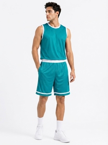 Conjunto de Uniforme de Baloncesto Personalizado, Jersey y Pantalones Cortos de Alto Rendimiento, Ropa Deportiva Transpirable para Hombres y Niños - Product Image 4