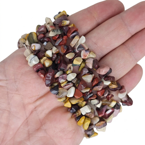 <b>chip</b> bracelet Natural Mookaite jasper <b>chip</b> bracelet <b>Crystal</b> Stone <b>chip</b> bracelet Gemstone Women Colorful Natural Wholesaler - Product Image 6